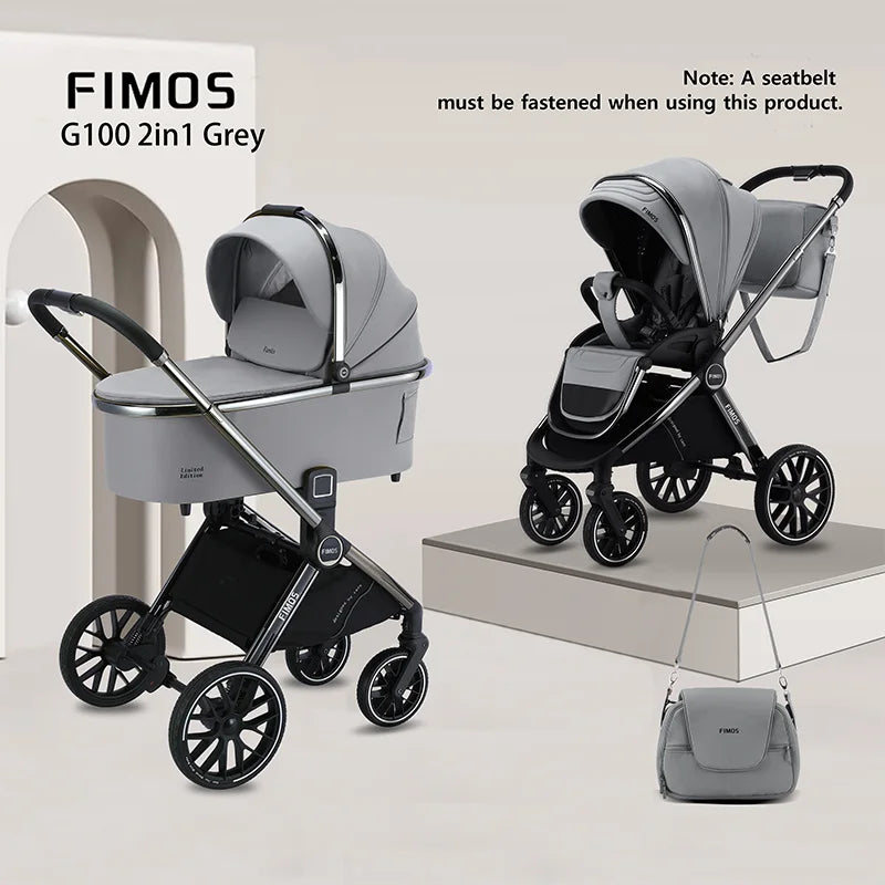 0-3 Years 3 in 1kidilo Baby Stroller with Car Seat, Non-Toxic Durable Travel Stroller for Toddlers Daily Walks G1002 In1