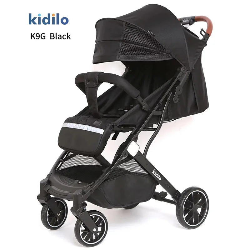 Kidilo 0-3 Years Non-Toxic Lightweight Portable Pushchair Baby Stroller Multiple Foldable for Travel Wholesale From China K9G