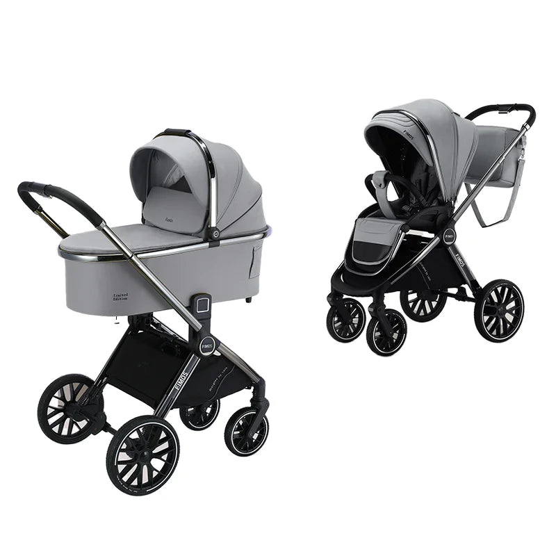 0-3 Years 3 in 1kidilo Baby Stroller with Car Seat, Non-Toxic Durable Travel Stroller for Toddlers Daily Walks G1002 In1
