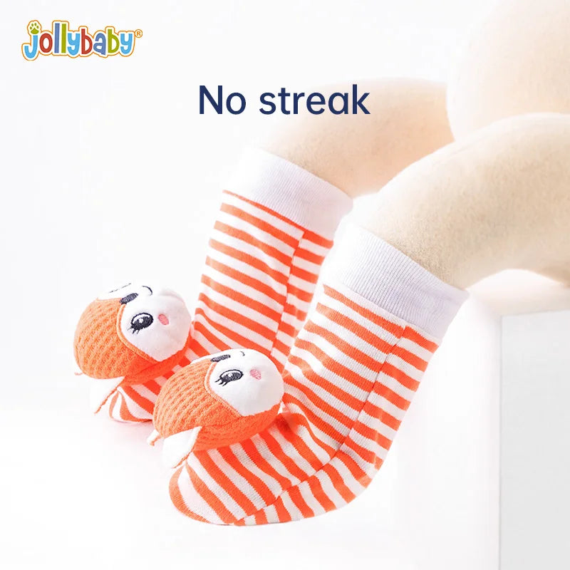 Jollybaby 4-Pack Newborn Koala Animals Soft Stuffed Infant Wrist Rattles Baby Rattle Socks Toys Set Comfortable Toy Gift