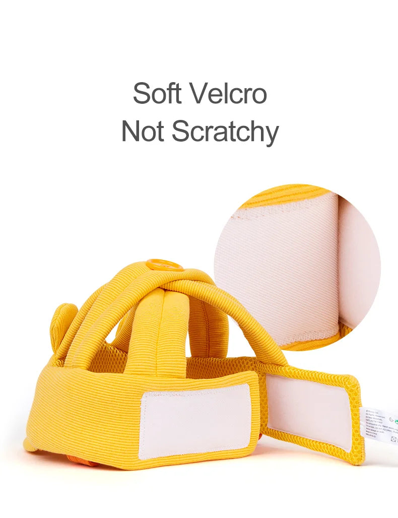 Sozzy Custom logo Cushion Bumper Bonnet Safety Cap Hat Baby Infant Toddler No Bumps Safety Helmet