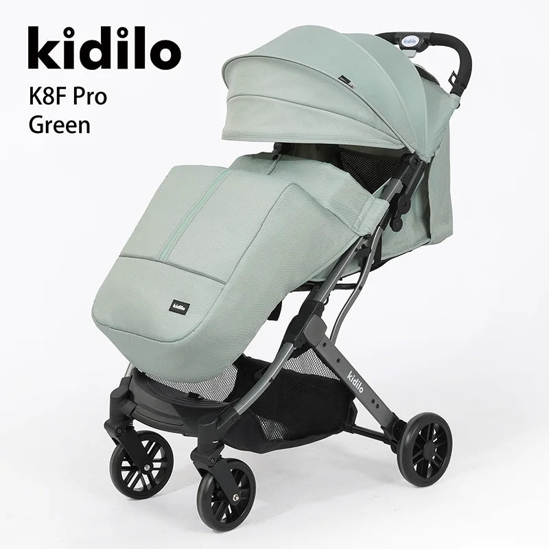 0-3 Years Baby Stroller Lightweight Non-Toxic Foldable Travel Stroller with Adjustable Handle for Toddlers Family Trips K8F Pro
