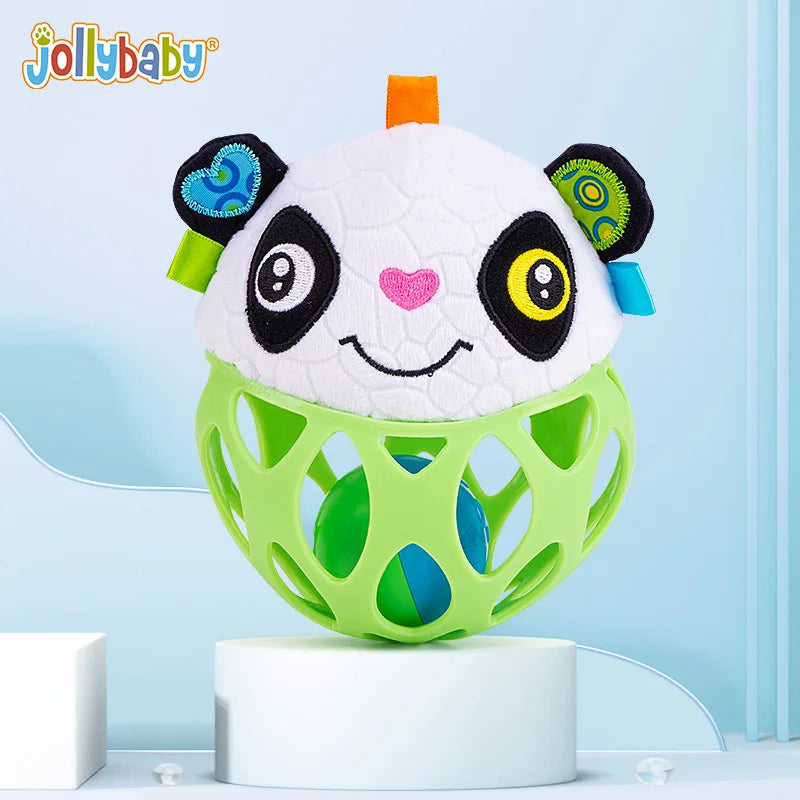 Cute Owl Lion Animal Texture Sensory Develop Baby Rattle Soft Plush Animal Toys Kids Gift Baby Rattle Toys Unisex Warm Welcomed