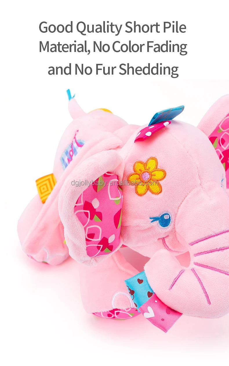 Cute Lion Animal Soft Touch Infant Musical Toy with Pull String Car Seat Pulling String Sets Packaging