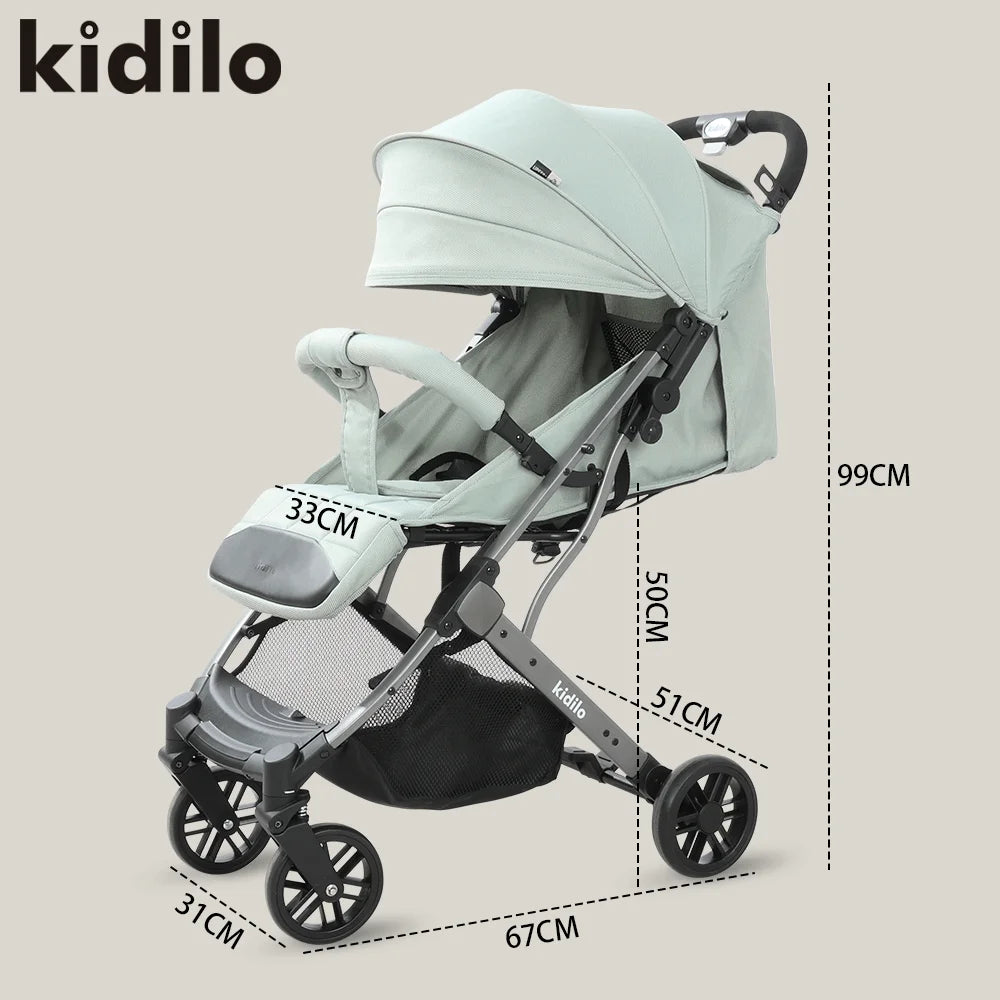 K8 Pro NewBorn Multiple Portable Pushchair Foldable Lightweight Travel Kidilo Baby Stroller for Babies Wagon Wholesale China