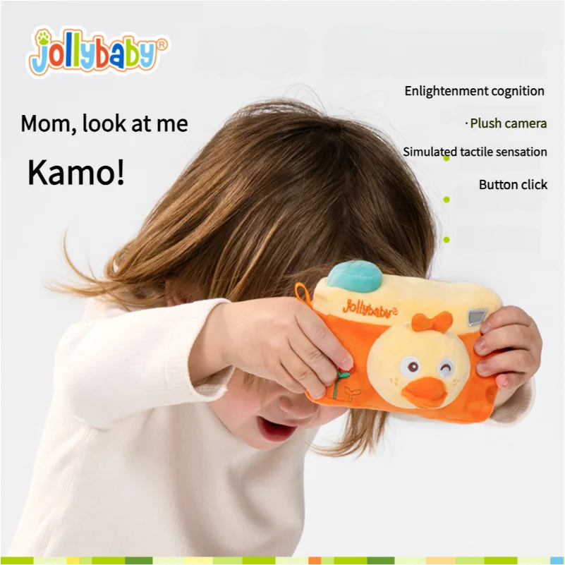 Jollybaby Interactive Sensory Toy for 0-3 Years Babies Soft Plush Early Learning Washable Non-Tearing for Pretend Play Preschool