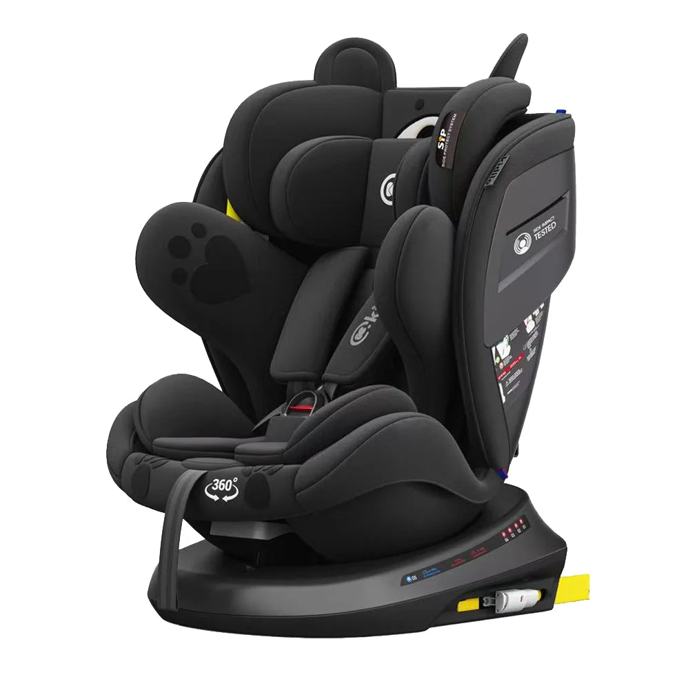 Newborn 0-3 Years 360 Degree Kidilo Baby Car Seat, Infant Car Seats with ISOFIX Certified Reversible for Daily Family Rides 946