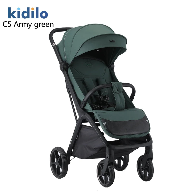 0-3 Years Non-Toxic Kidilo Lightweight Portable Baby Stroller Multiple Foldable Travel Wagon Wholesale From China Daily Walks C5