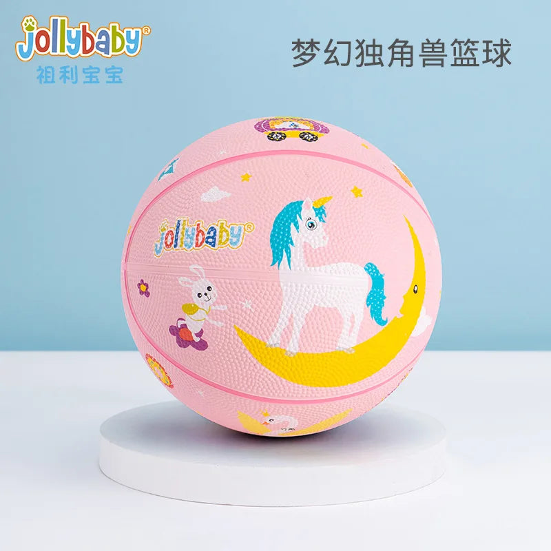 Jollybaby Custom Cute Baby Children Sports Toy Elastic Football and Basketball Balls