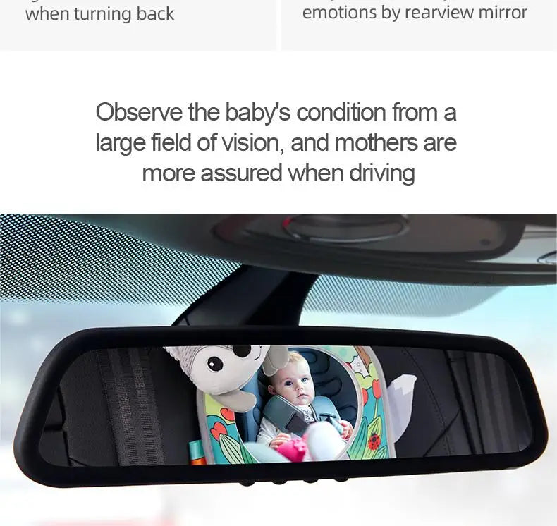 Jollybaby 2025 Fox Sensory Activity Toy Set Soft Baby Carseat/Crib Hanging Toy Floor Tummy Time Mirror Travel Activity Toys