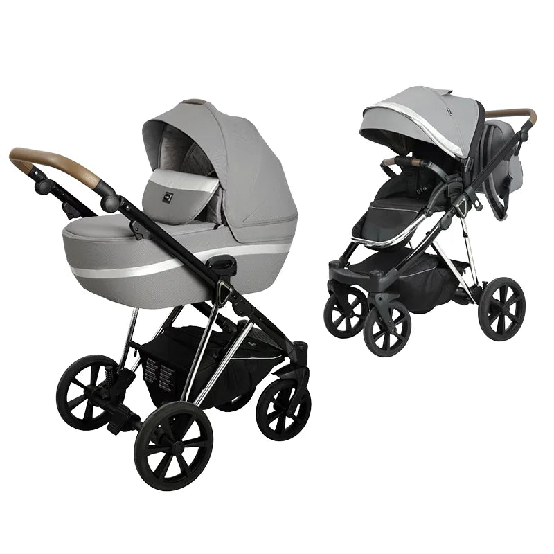 0-3 Years 3 in 1 Kidilo Baby Stroller with Car Seat, Non-Toxic Durable Foldable Travel Stroller for Toddlers Family Trips F11