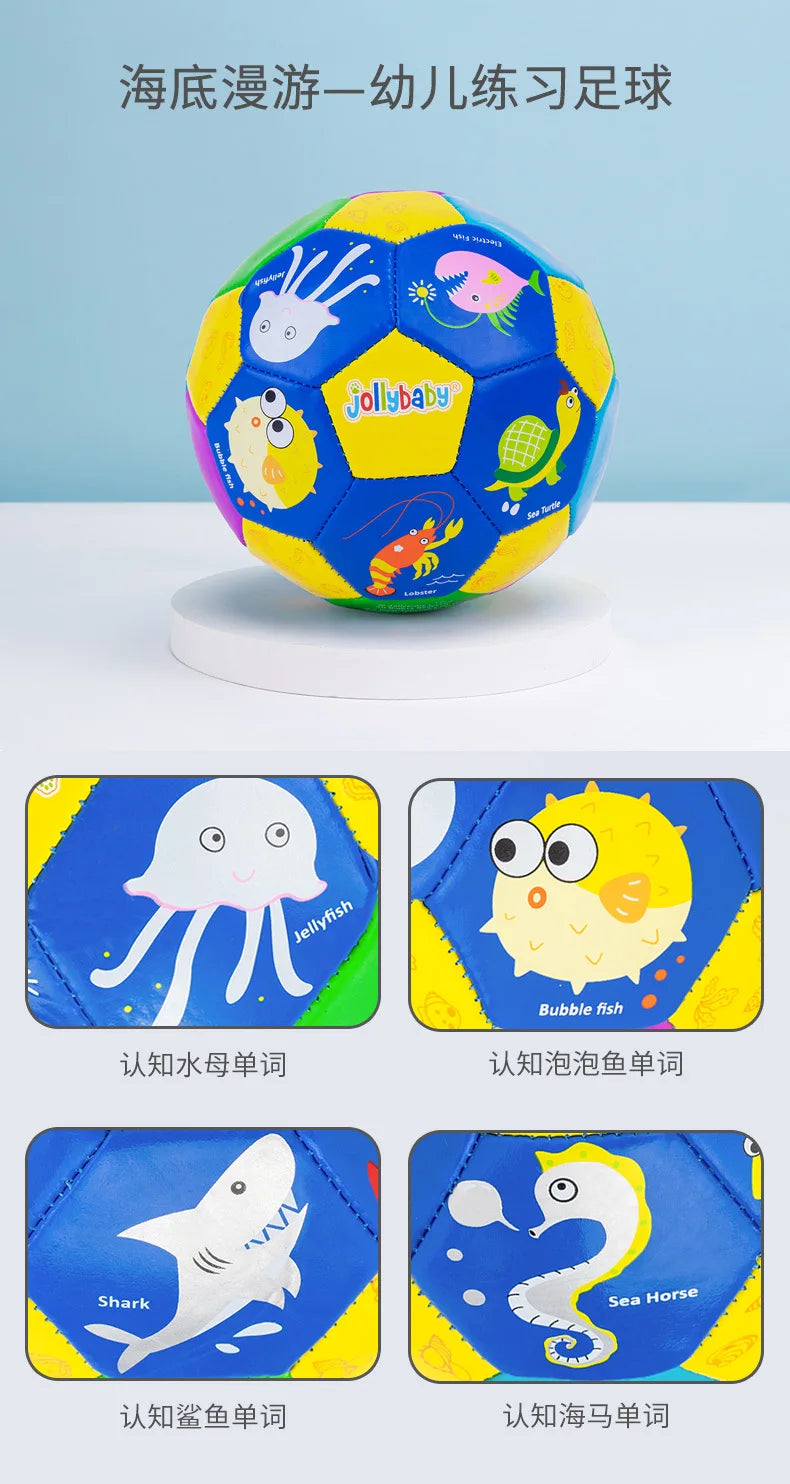 Jollybaby New Magic Ball Cube Children's Educational Toy Football Elastic Decompression Breathable Toy for Newborn Kids Play Toy