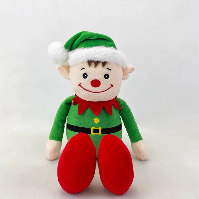 Manufacturer High Quality Christmas Xmas Plush Toys Stuffed Anime Elephant with Clothing for Baby Gift