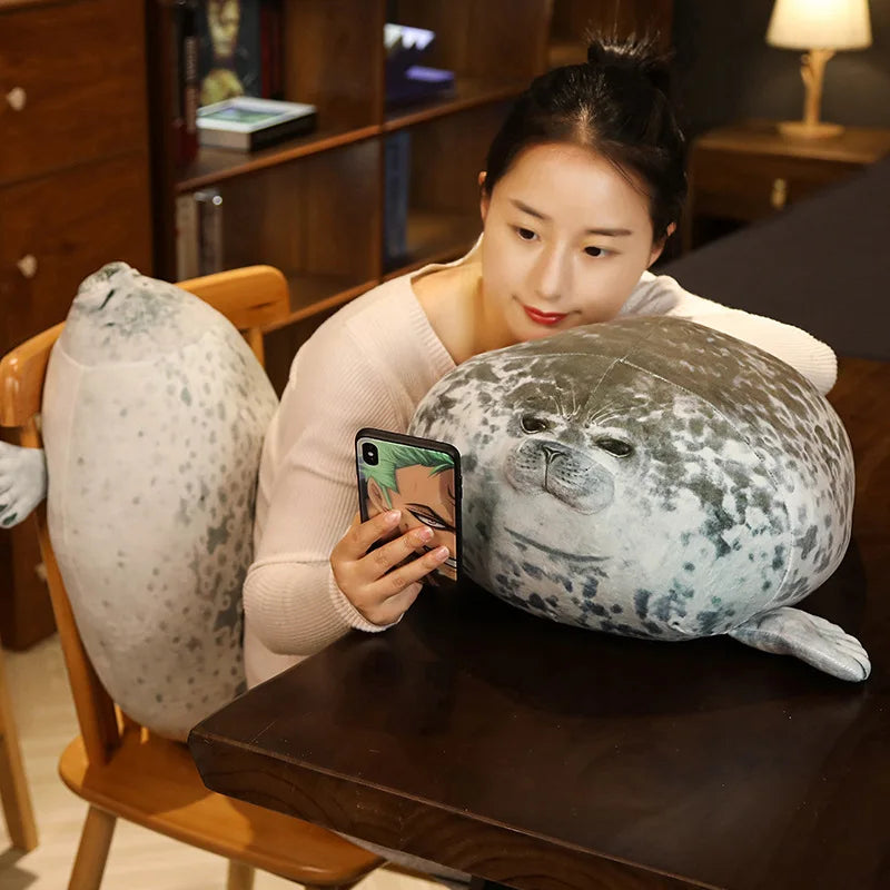 Manufacturer Sea Anime Chubby Blob Seal Pillow Cushion Ocean Animals Realistic Giant Huge Stuffed Plush Animal Toy for Adult