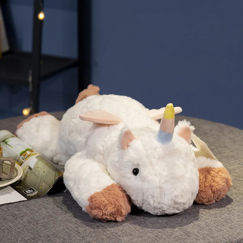 Custom Supper Soft Puppy unicorn Sloth Elephant Plush Pillow Company Cushion Anime Stuffed Soothing Toy