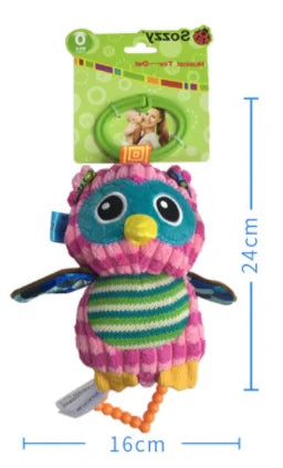 Cute Lion Animal Soft Touch Infant Musical Toy with Pull String Car Seat Pulling String Sets Packaging