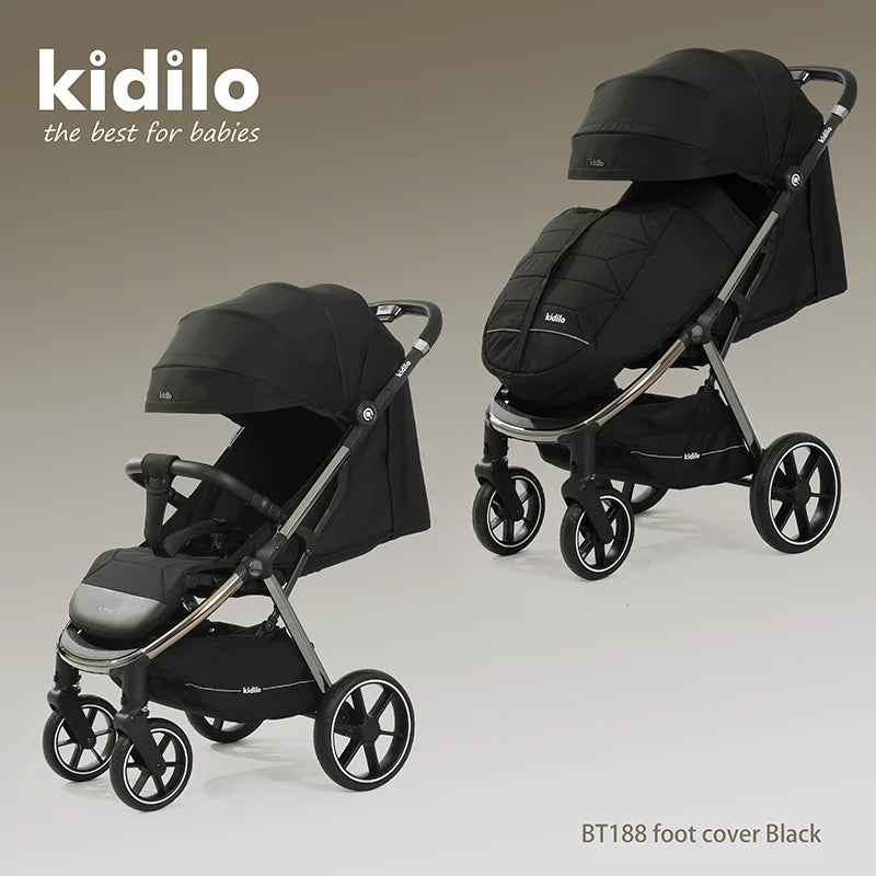 Kidilo 0-3 Years Non-Toxic Lightweight Portable Pushchair Baby Stroller Multiple Foldable for Travel Wholesale From China BT188F