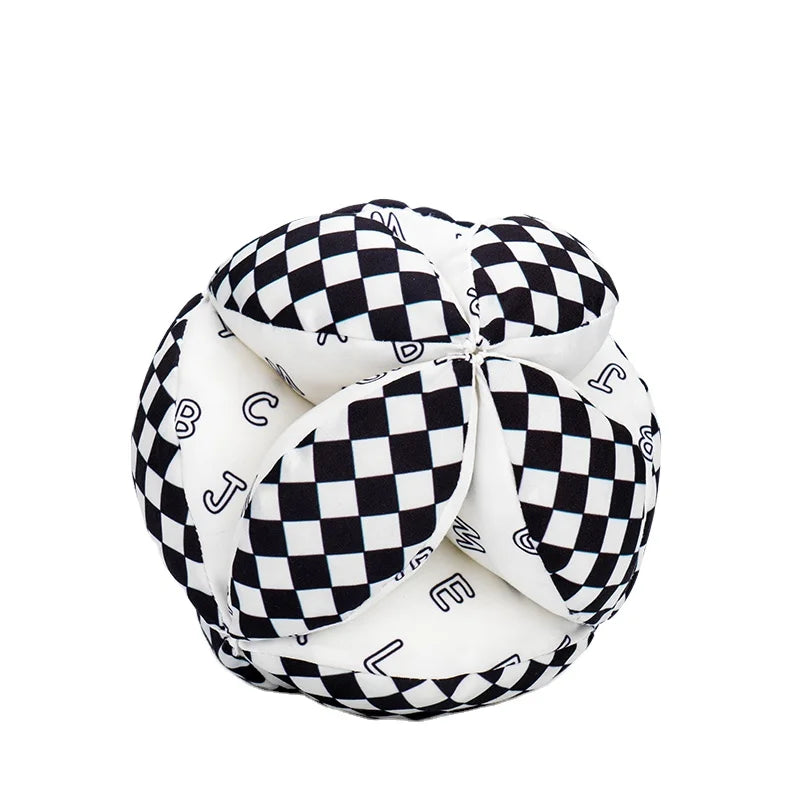 Jollybaby Custom Soft Cotton Sensory Baby Toy Ball Manufactured with High Quality Polyester Material