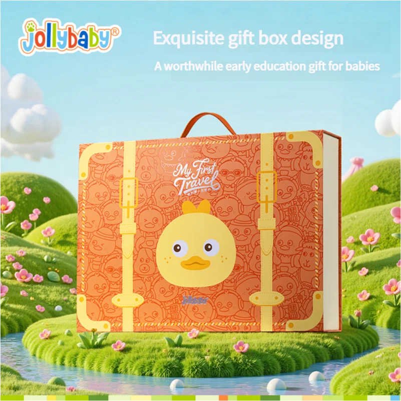 Jollybaby Interactive Sensory Toy for 0-3 Years Babies Soft Plush Early Learning Washable Non-Tearing for Pretend Play Preschool
