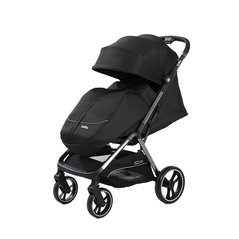 0-3 Years Baby Stroller Lightweight Non-Toxic Foldable Travel Stroller with Adjustable Handle for Toddlers BT101A Foot Cover