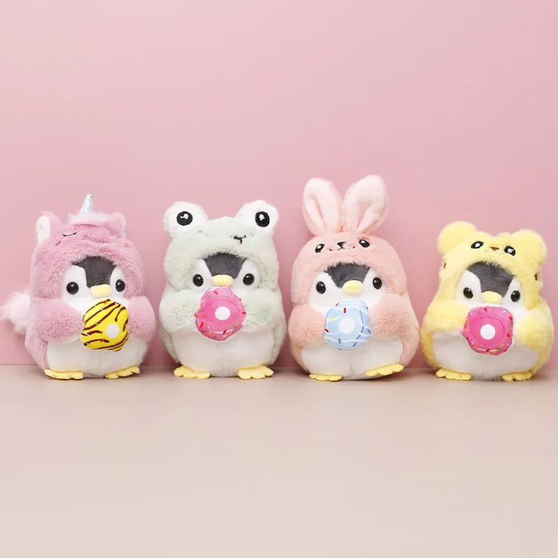 Custom Cross-Dressing Plush Stuffed Cute Soft Doll Toys Stuffed Animal Penguin Toy Key Chain Manufacturer