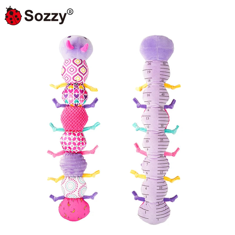 JOLLYBABY Wholesale Soothing Soft Plush Rattles Sensory Musical crocodile Stuffed Animal Toy for Infant Toddler Stuffed Animals