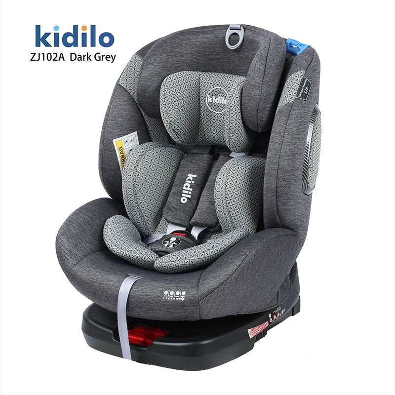 Newborn 0-3 Years 360 Degree Kidilo Baby Car Seat, Infant Car Seats with ISOFIX Certified for Daily Family Rides ZJ102A