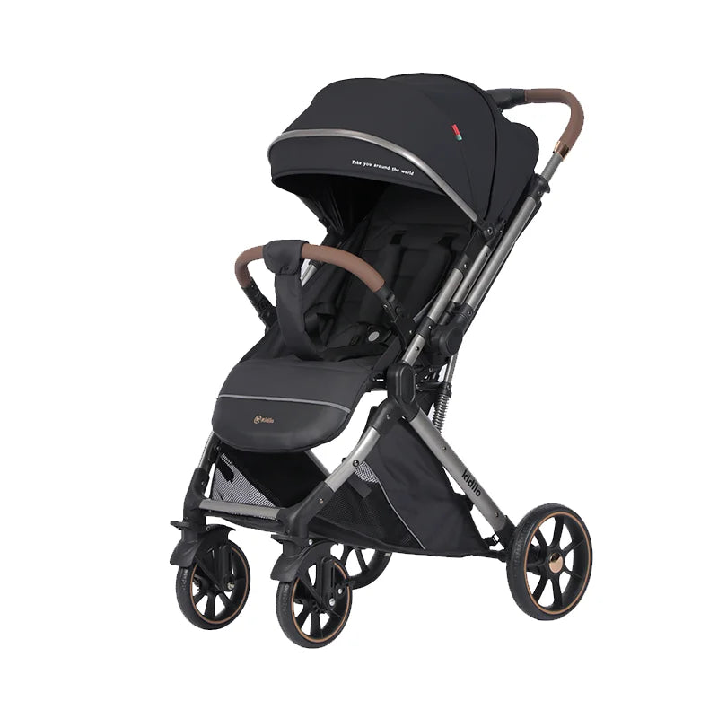 0-3 Years Non-Toxic Lightweight Baby Stroller Foldable Travel Stroller with Adjustable Handle for Toddlers Daily Walks 6600