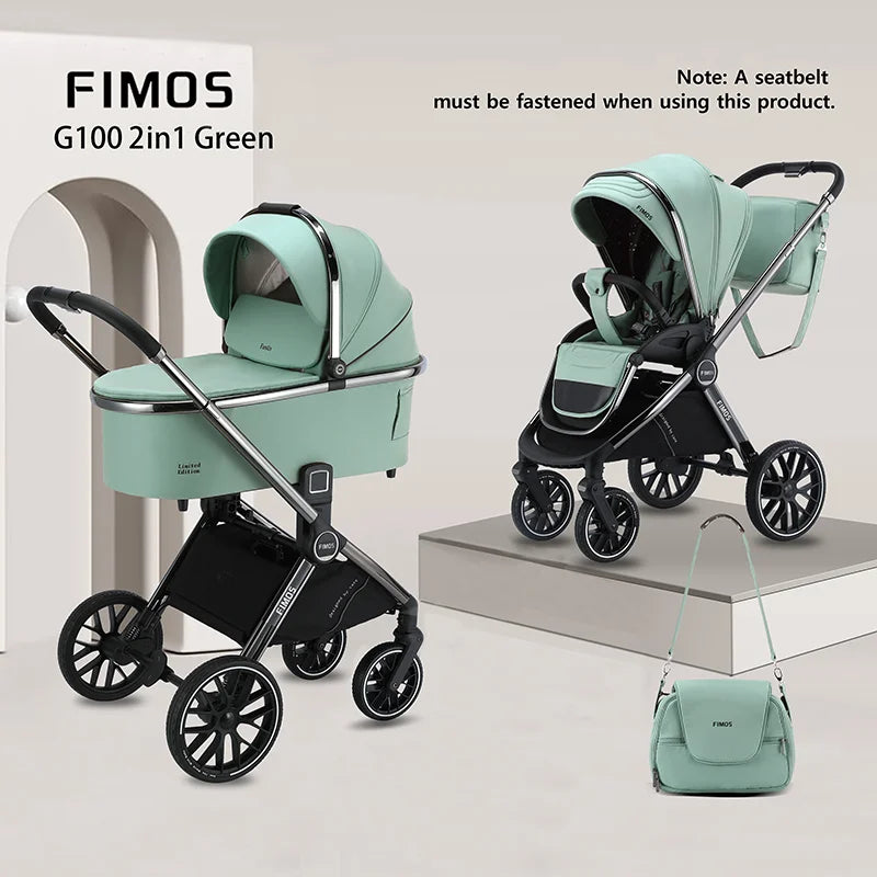 0-3 Years 3 in 1kidilo Baby Stroller with Car Seat, Non-Toxic Durable Travel Stroller for Toddlers Daily Walks G1002 In1