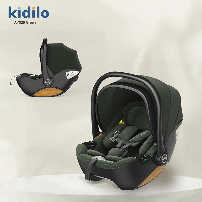 Kidilo Multiple Newborn Luxury Lucky Child Travel System Infant Baby Car Seat 3 in 1 Set 0-3 Years for Baby Wholesale AY029