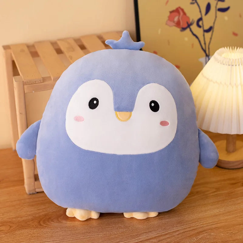 Custom Made Cartoon Squishy Plush Toy Cute Super Soft Stuffed Animal Panguin Crab Panda Dinosaur Frog Rabbit Plush Pillow