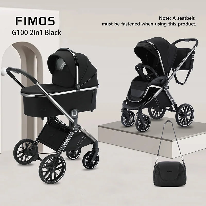 0-3 Years 3 in 1kidilo Baby Stroller with Car Seat, Non-Toxic Durable Travel Stroller for Toddlers Daily Walks G1002 In1