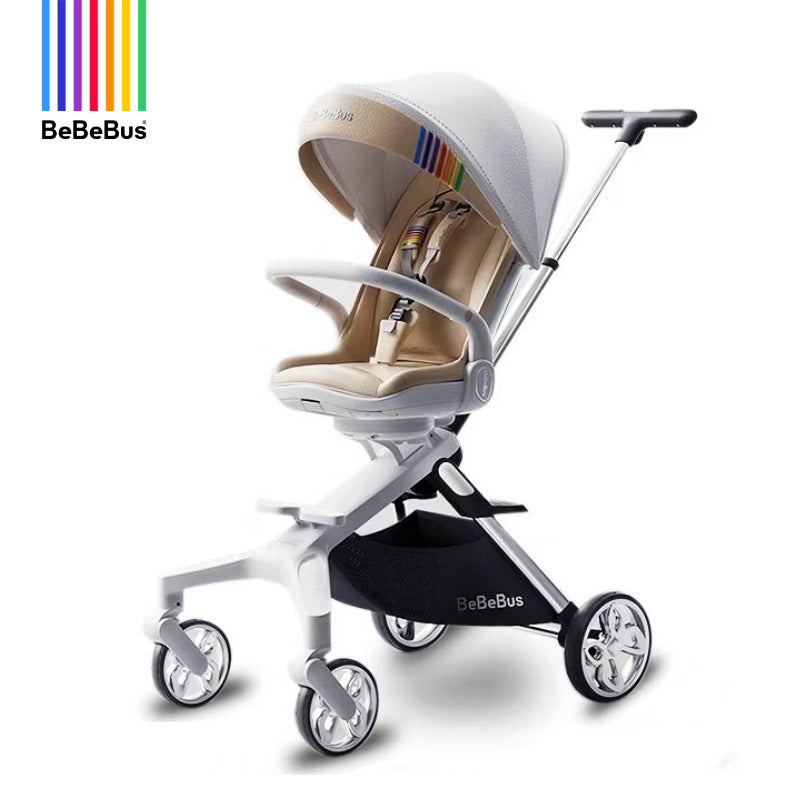 BeBeBus stroller MAX lightweight foldable baby stroller with high view, can sit or lie down