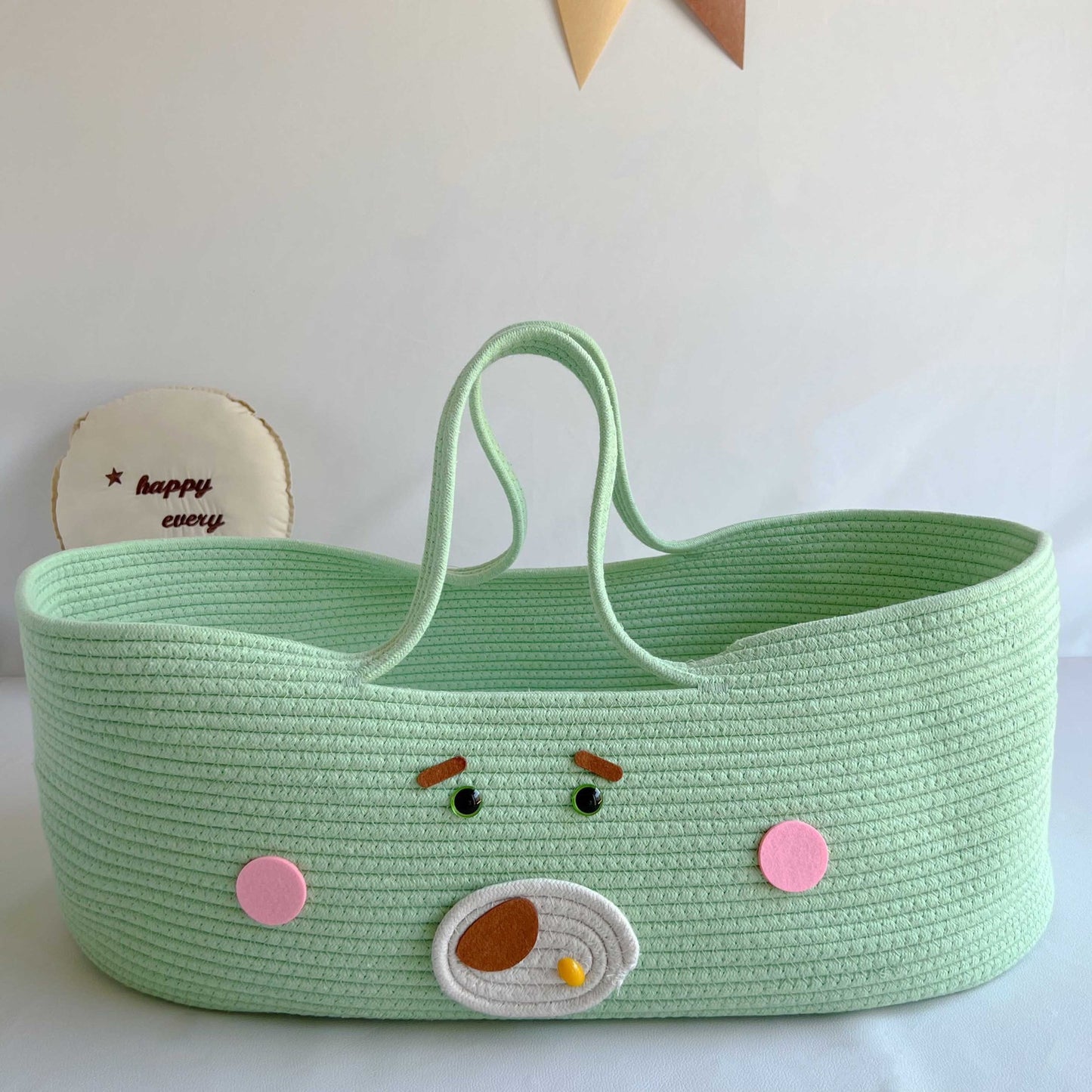 2025 new baby basket go out portable baby basket new newborn baby go out safe sleeping basket bed