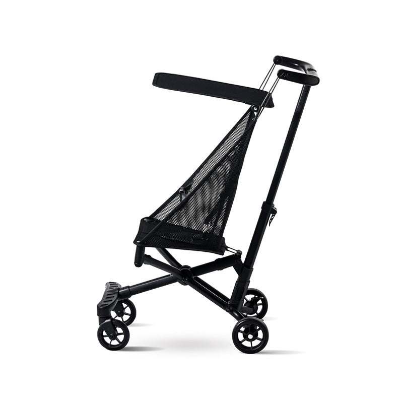 Xiaohuzi t18 new aluminum alloy lightweight folding baby stroller simple ultra-light boarding stroller baby stroller