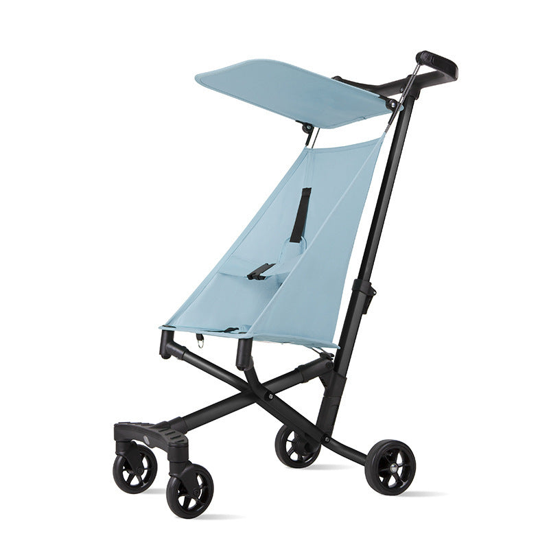 Xiaohuzi t18 new aluminum alloy lightweight folding baby stroller simple ultra-light boarding stroller baby stroller