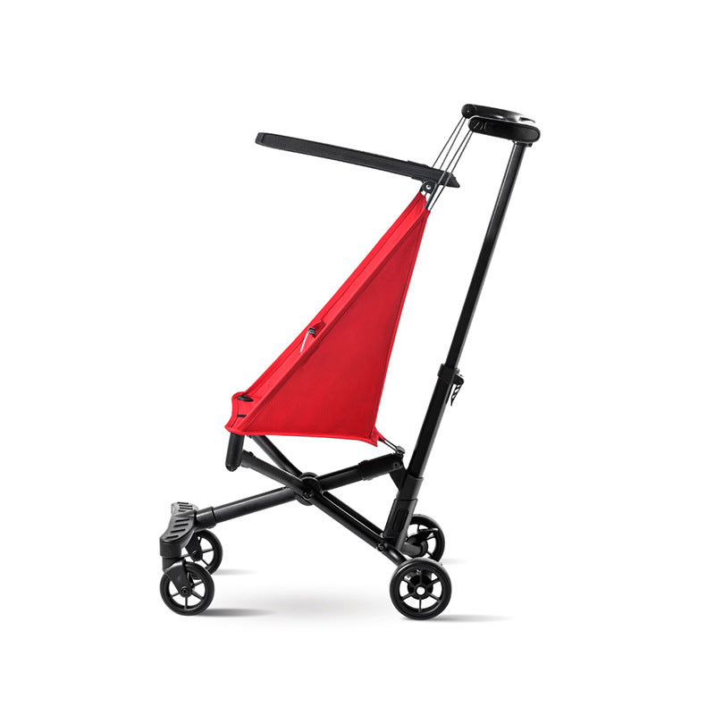 Xiaohuzi t18 new aluminum alloy lightweight folding baby stroller simple ultra-light boarding stroller baby stroller