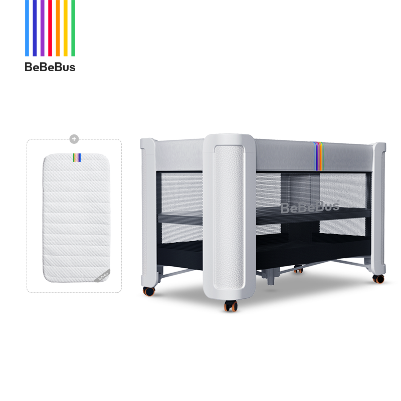 BeBeBus crib splicing queen bed dream home multi-functional foldable movable newborn crib