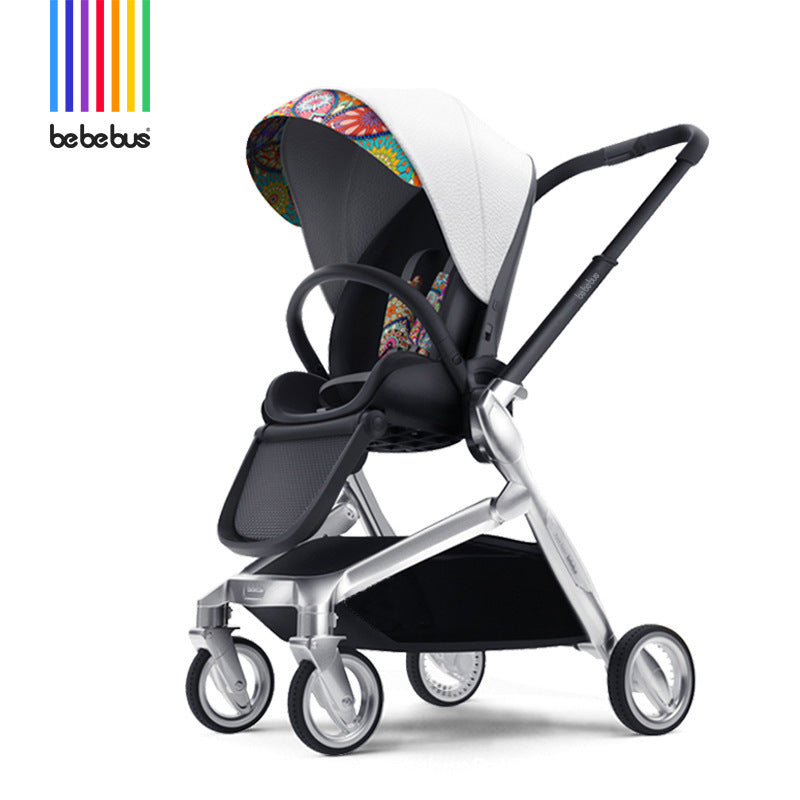 BeBeBus stroller MAX lightweight foldable baby stroller with high view, can sit or lie down