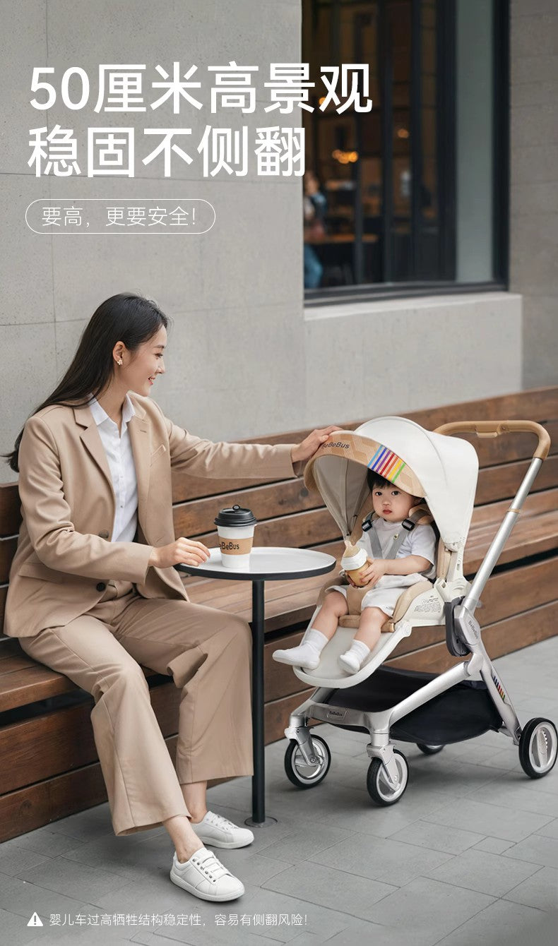BeBeBus Artist Newborn baby stroller Baby stroller Children 0 to 3 years old Two-way sitting and lying down Lightweight folding
