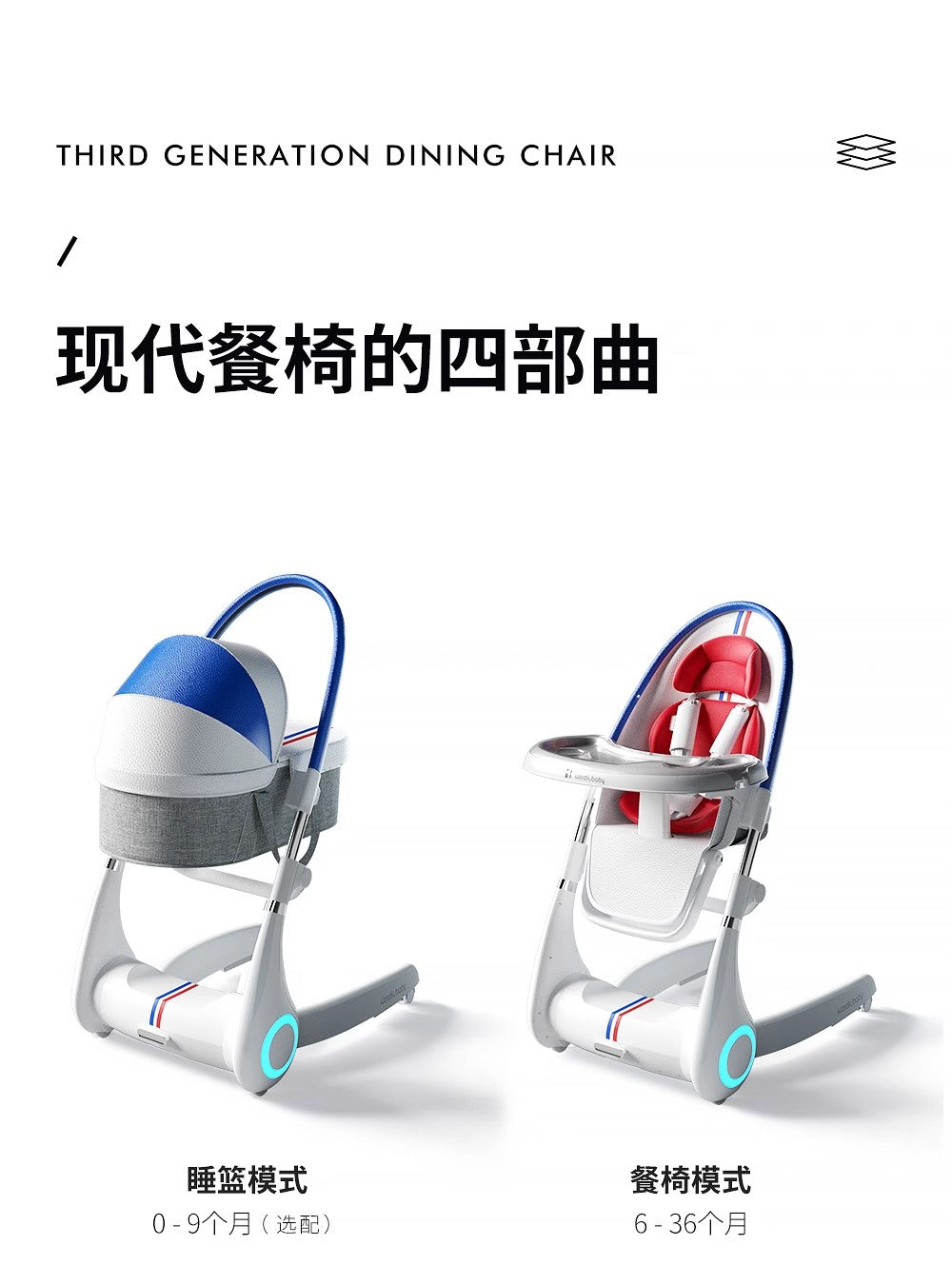 Nordicbaby北歐寶貝寶寶餐椅推薦兒童吃飯餐桌嬰兒摺疊椅