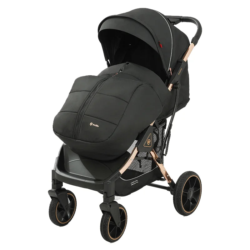 0-3 Years Non-Toxic Lightweight Baby Stroller Foldable Travel Stroller with Adjustable Handle for Toddlers Daily Walks M6F