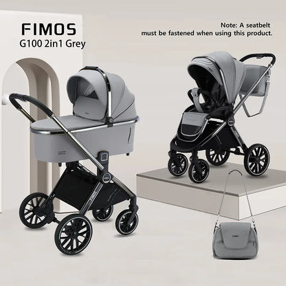 0-3 Years 3 in 1kidilo Baby Stroller with Car Seat, Non-Toxic Durable Travel Stroller for Toddlers Daily Walks G1002 In1