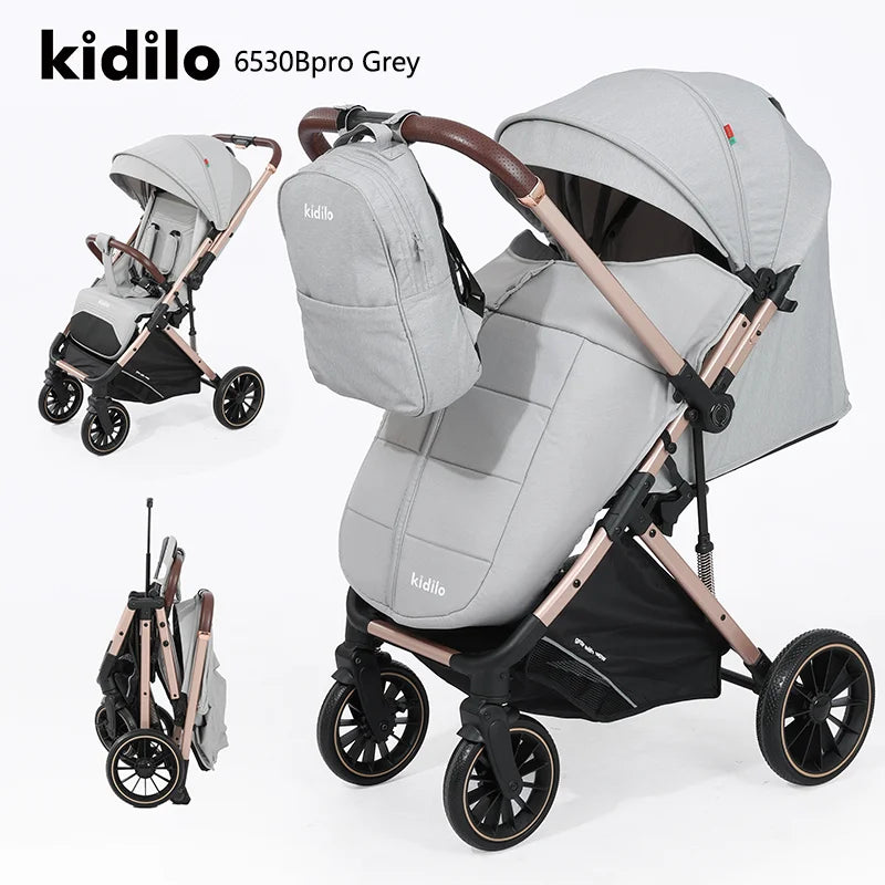 0-3 Years Non-Toxic Kidilo Lightweight Portable Baby Stroller Multiple Foldable Travel Wholesale From China Daily 6530 B PRO