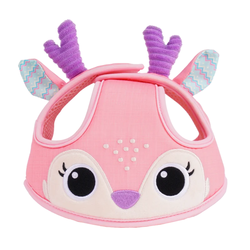 Head Protector Breathable Bumper Bonnet  Cap Soft Many Cartoon Animals Baby Protect Safety Walker Head Helmet for Toddler