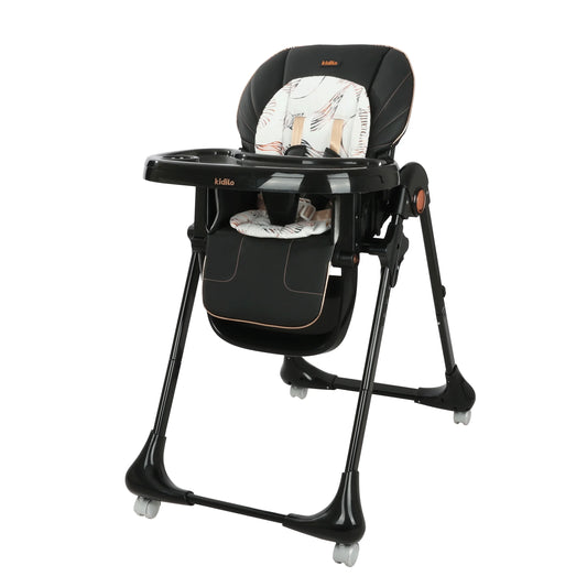 6-36 Months 3 in 1 Foldable Baby High Chair for Baby, Non-Toxic Feeding Chair for Toddler Dining at Home & Small Space KD003