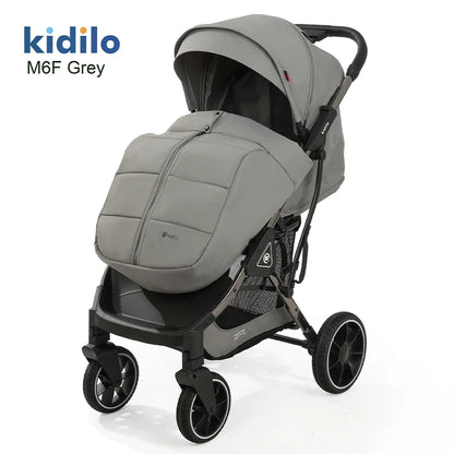 0-3 Years Non-Toxic Lightweight Baby Stroller Foldable Travel Stroller with Adjustable Handle for Toddlers Daily Walks M6F