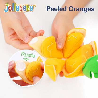 Jollybaby Custom Soft Collection Plush Toy Baby Kitchen Pretend Cutting Play Pretend Food for Kids