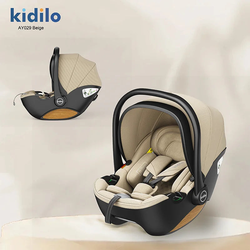 Kidilo Multiple Newborn Luxury Lucky Child Travel System Infant Baby Car Seat 3 in 1 Set 0-3 Years for Baby Wholesale AY029