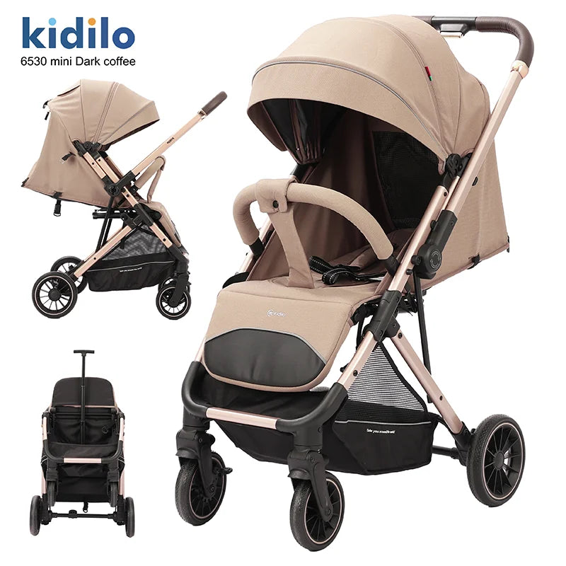 Kidilo Portable Pushchair Lightweight Prams Multiple Foldable Wagon Travel Baby Stroller for Babies Wholesale 6530 Mini